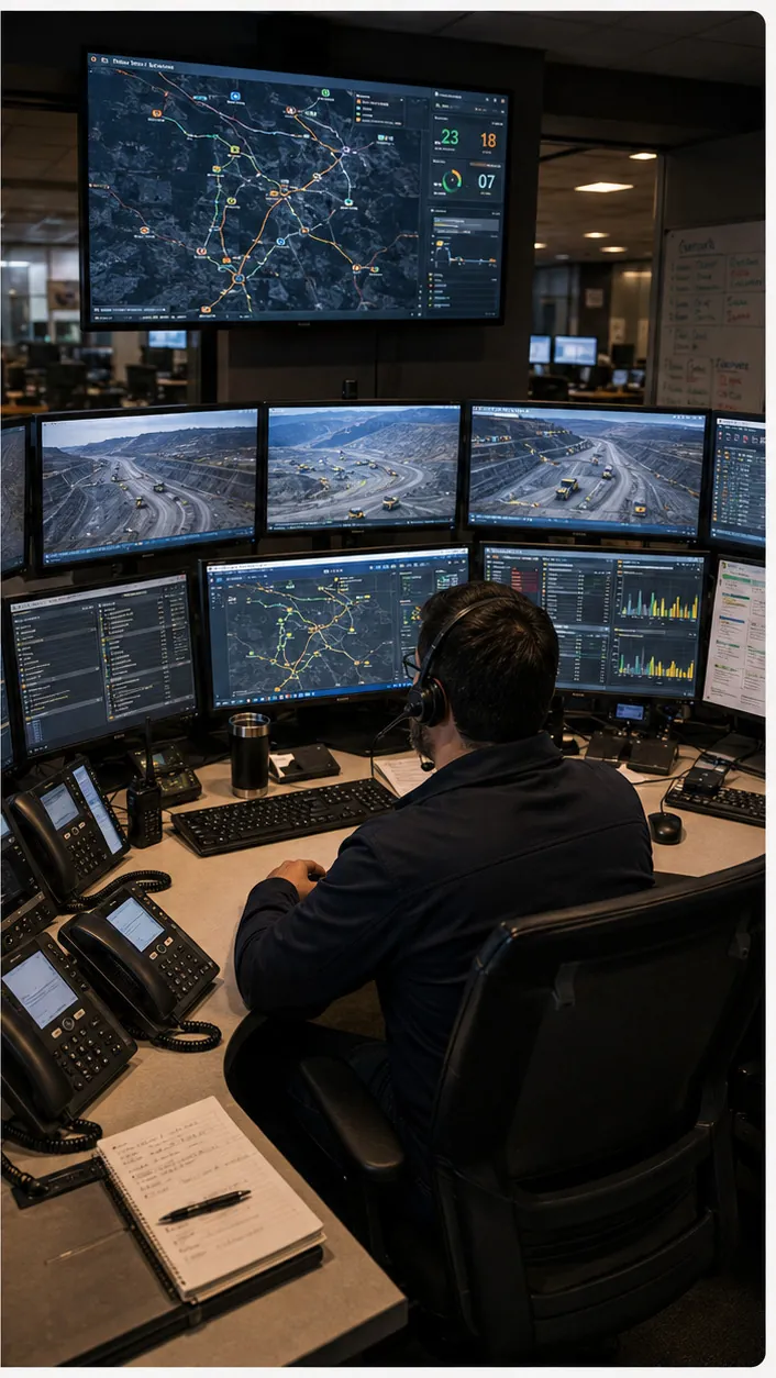 Factores humanos en dispatch minero