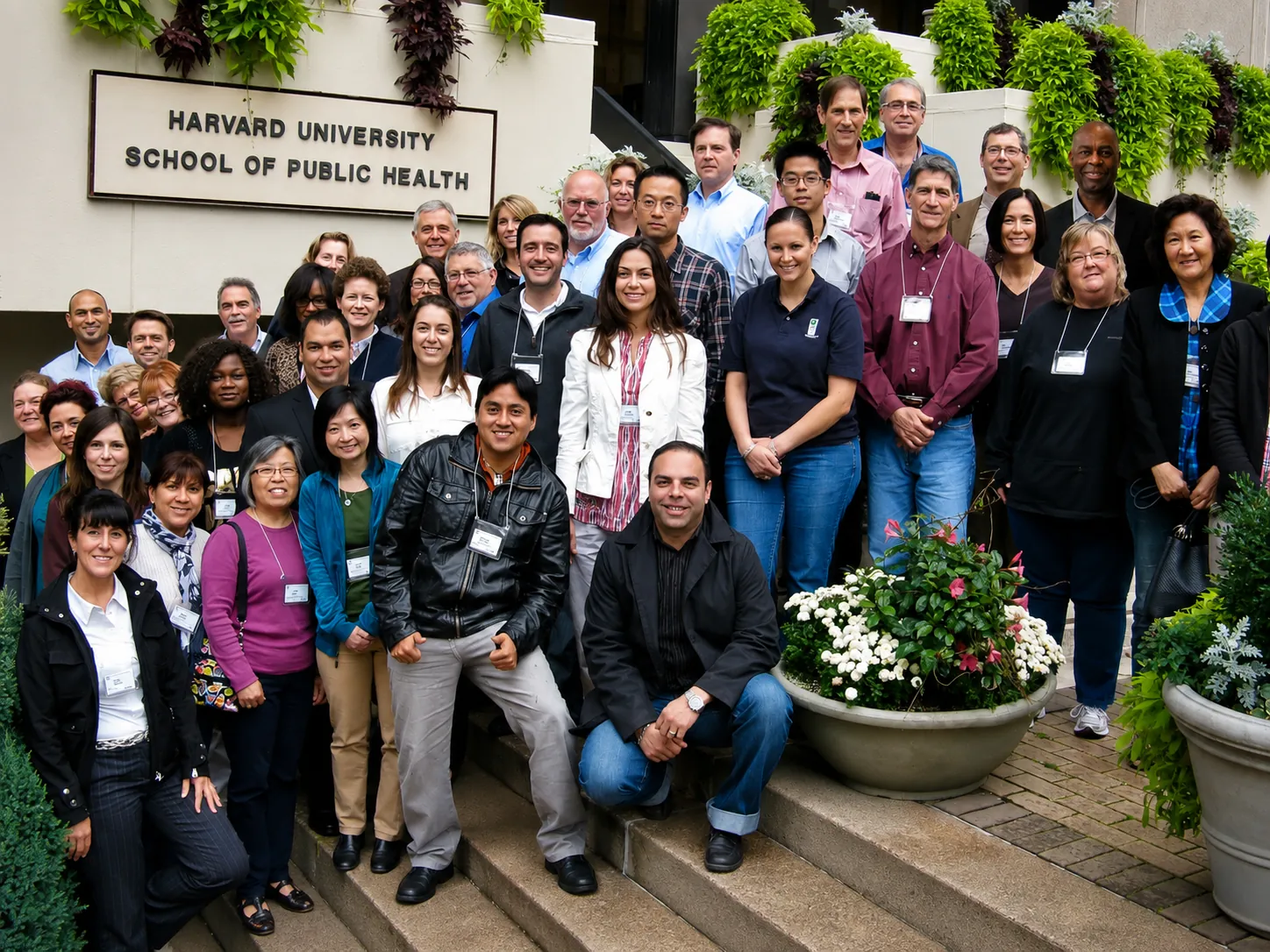 Participantes de curso de especialidad en Harvard School of Public Health