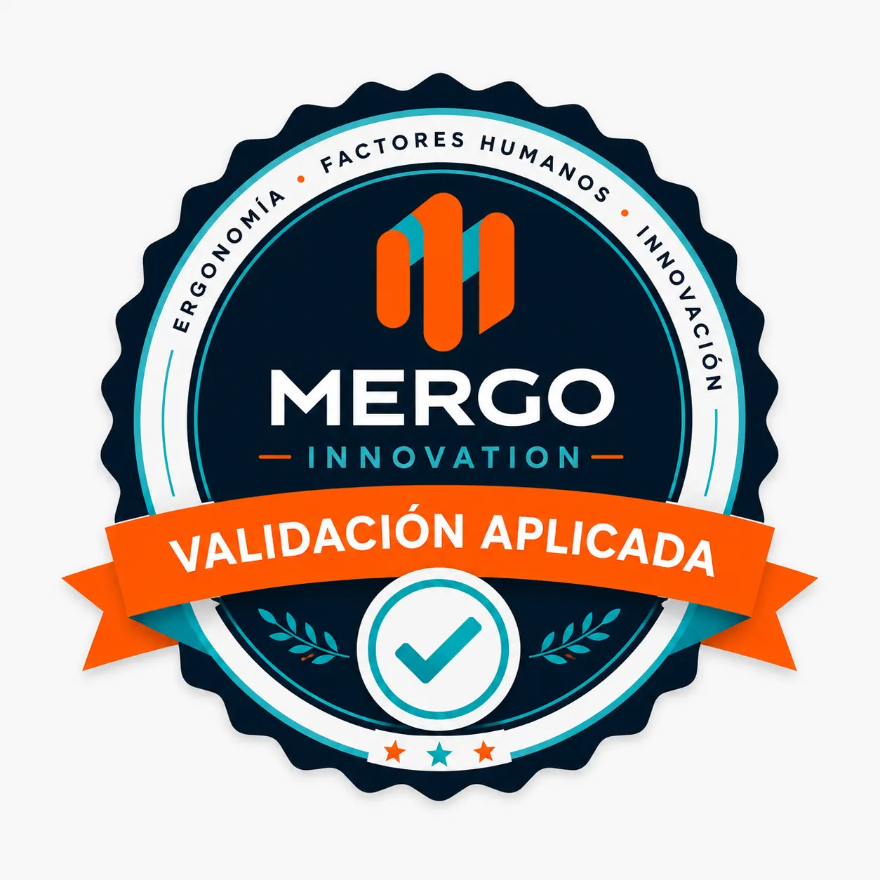 Sello referencial MERGO Innovation para validación aplicada